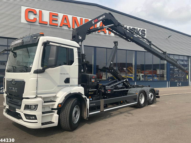 MAN TGS 26.470 Hiab 22 Tonmeter laadkraan NEW AND UNUSED! - Hook-lift sunkvežimis, Sunkvežimis su kranu: foto 1 MAN TGS 26.470 Hiab 22 Tonmeter laadkraan NEW AND UNUSED! - Hook-lift sunkvežimis, Sunkvežimis su kranu: foto 1