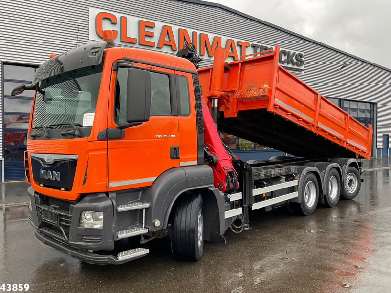 MAN TGS 35.400 8x4 Euro 6 Palfinger 17 Tonmeter Z-kraan - Savivartis sunkvežimis, Sunkvežimis su kranu: foto 3 MAN TGS 35.400 8x4 Euro 6 Palfinger 17 Tonmeter Z-kraan - Savivartis sunkvežimis, Sunkvežimis su kranu: foto 3