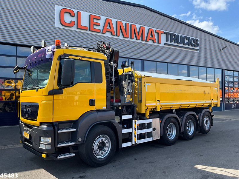 MAN TGS 35.400 8x4 Manual HMF 16 Tm Z-kraan - Savivartis sunkvežimis, Sunkvežimis su kranu: foto 4 MAN TGS 35.400 8x4 Manual HMF 16 Tm Z-kraan - Savivartis sunkvežimis, Sunkvežimis su kranu: foto 4