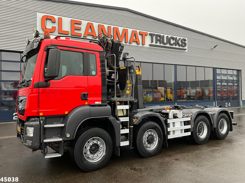 MAN TGS 35.400 8x6 Euro 6 HMF 16 Tonmeter Z-kraan - Hook-lift sunkvežimis, Sunkvežimis su kranu: foto 2 MAN TGS 35.400 8x6 Euro 6 HMF 16 Tonmeter Z-kraan - Hook-lift sunkvežimis, Sunkvežimis su kranu: foto 2