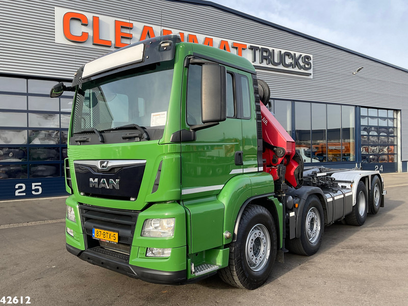 MAN TGS 35.460 8x2 Euro 6 HMF 26 Tonmeter laadkraan - Hook-lift sunkvežimis, Sunkvežimis su kranu: foto 2 MAN TGS 35.460 8x2 Euro 6 HMF 26 Tonmeter laadkraan - Hook-lift sunkvežimis, Sunkvežimis su kranu: foto 2