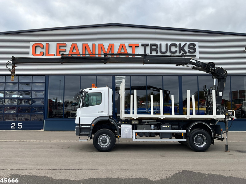 Mercedes-Benz AXOR 1929 4x4 VDL 14 Ton haakarmsysteem + Laadplateau met Hiab 14 Tonmeter laadkraan - Sunkvežimis su kranu: foto 1 Mercedes-Benz AXOR 1929 4x4 VDL 14 Ton haakarmsysteem + Laadplateau met Hiab 14 Tonmeter laadkraan - Sunkvežimis su kranu: foto 1