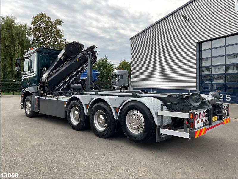 Mercedes-Benz Arocs 3251 8x4 Euro 6 Hiab 28 Tonmeter laadkraan - Hook-lift sunkvežimis, Sunkvežimis su kranu: foto 4 Mercedes-Benz Arocs 3251 8x4 Euro 6 Hiab 28 Tonmeter laadkraan - Hook-lift sunkvežimis, Sunkvežimis su kranu: foto 4
