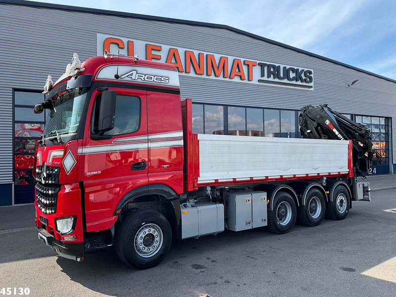 Mercedes-Benz Arocs 3263 8x4 Hiab 37 Tonmeter laadkraan + Fly-Jib - Savivartis sunkvežimis, Sunkvežimis su kranu: foto 4 Mercedes-Benz Arocs 3263 8x4 Hiab 37 Tonmeter laadkraan + Fly-Jib - Savivartis sunkvežimis, Sunkvežimis su kranu: foto 4