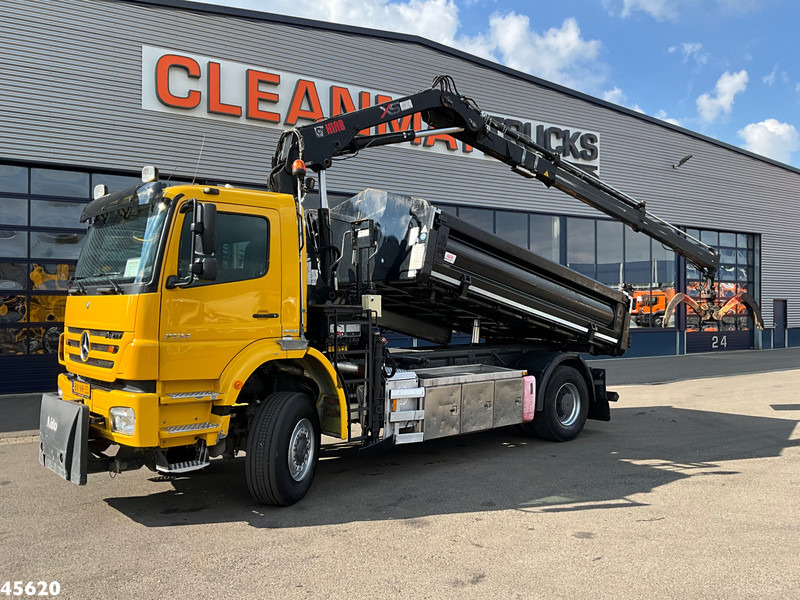 Mercedes-Benz Axor 2124 AK 4x4 Hiab 12 Tonmeter laadkraan Just 208.719 km! - Savivartis sunkvežimis, Sunkvežimis su kranu: foto 1 Mercedes-Benz Axor 2124 AK 4x4 Hiab 12 Tonmeter laadkraan Just 208.719 km! - Savivartis sunkvežimis, Sunkvežimis su kranu: foto 1