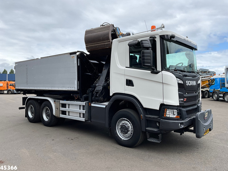 Scania G 410 6x6 Euro 6 Palfinger 17 Tonmeter Z-kraan - Savivartis sunkvežimis, Sunkvežimis su kranu: foto 5 Scania G 410 6x6 Euro 6 Palfinger 17 Tonmeter Z-kraan - Savivartis sunkvežimis, Sunkvežimis su kranu: foto 5