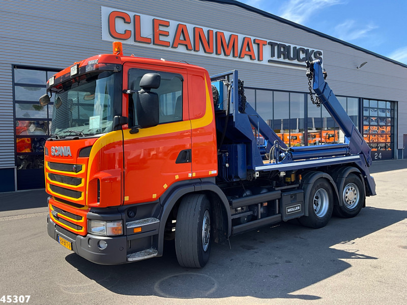 Scania G 440 6x2 Meiller 16 Tons portaalarmsysteem - Nuožulnaus pakėlimo ant platformos sunkvežimis: foto 1 Scania G 440 6x2 Meiller 16 Tons portaalarmsysteem - Nuožulnaus pakėlimo ant platformos sunkvežimis: foto 1