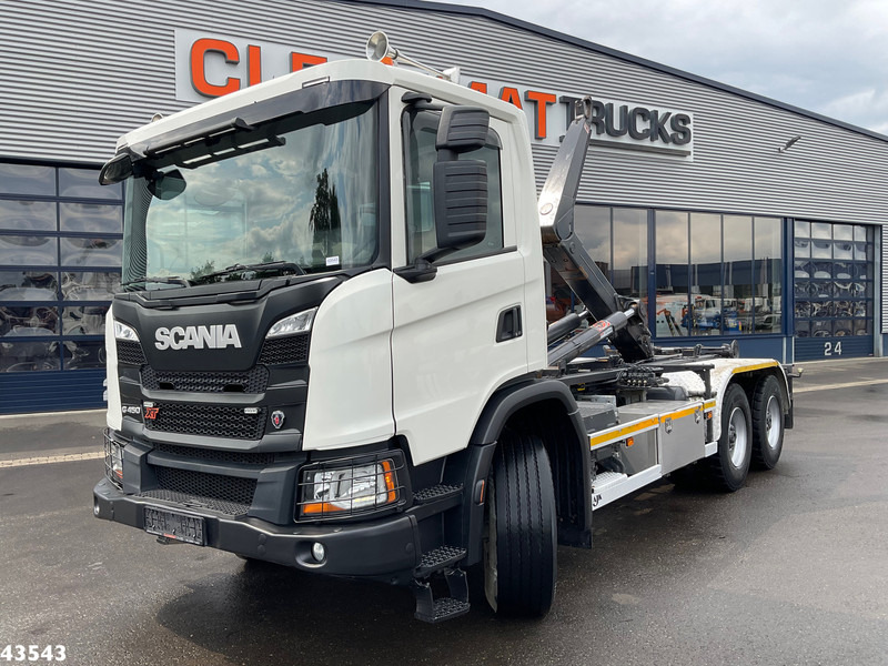 Scania G 450 6x4 AJK 20 Ton haakarmsysteem - Hook-lift sunkvežimis: foto 1 Scania G 450 6x4 AJK 20 Ton haakarmsysteem - Hook-lift sunkvežimis: foto 1