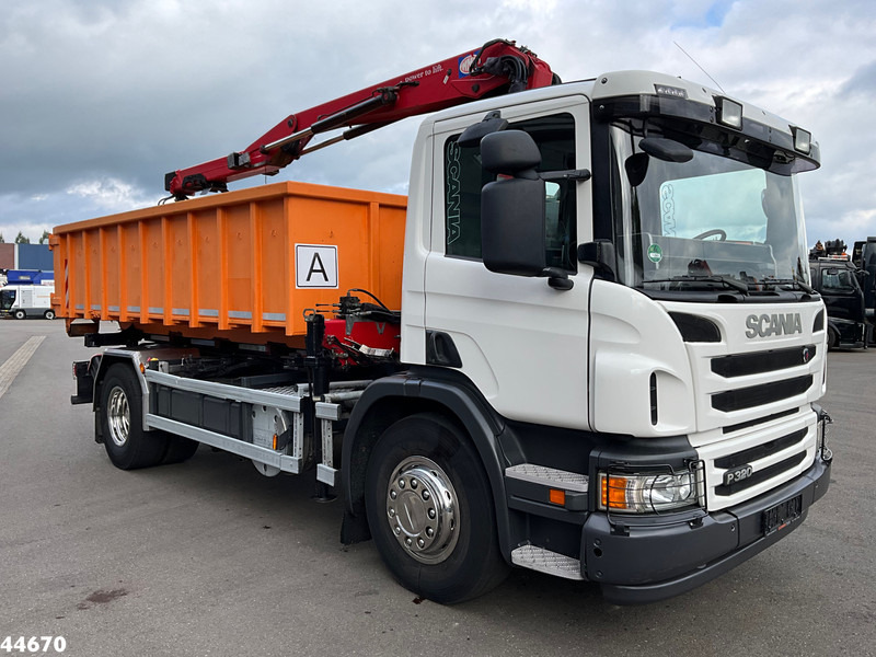 Scania P 320 HMF 12 Tonmeter Z-kraan + Kipper 11m³ - Savivartis sunkvežimis, Sunkvežimis su kranu: foto 4 Scania P 320 HMF 12 Tonmeter Z-kraan + Kipper 11m³ - Savivartis sunkvežimis, Sunkvežimis su kranu: foto 4