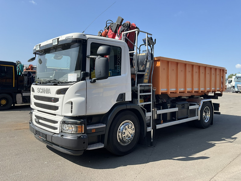 Scania P 320 HMF 12 Tonmeter Z-kraan + Kipper 11m³ - Savivartis sunkvežimis, Sunkvežimis su kranu: foto 3 Scania P 320 HMF 12 Tonmeter Z-kraan + Kipper 11m³ - Savivartis sunkvežimis, Sunkvežimis su kranu: foto 3