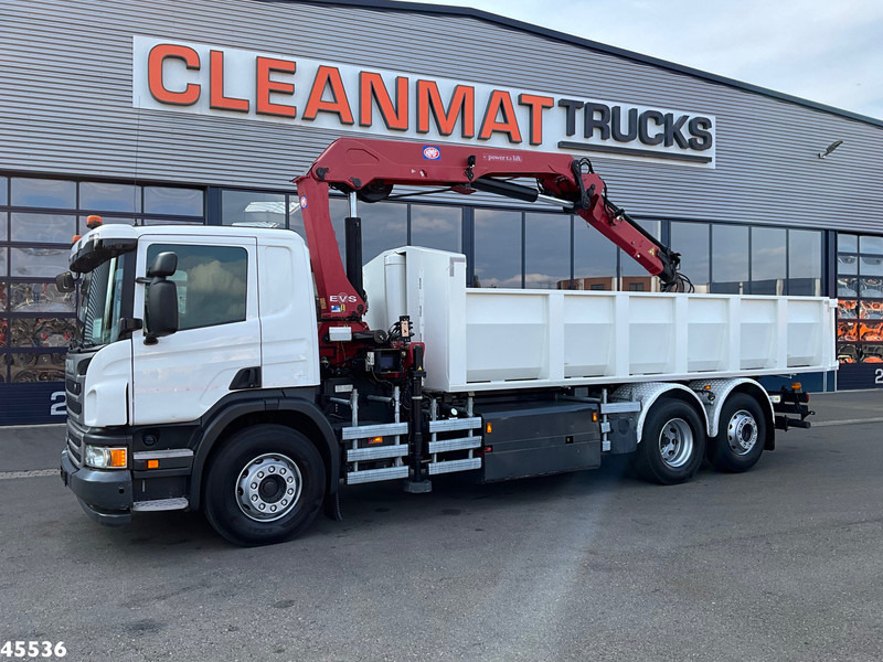 Scania P 340 Euro 6 CNG HMF 25 Tonmeter laadkraan Just 72.852 km! - Savivartis sunkvežimis, Sunkvežimis su kranu: foto 2 Scania P 340 Euro 6 CNG HMF 25 Tonmeter laadkraan Just 72.852 km! - Savivartis sunkvežimis, Sunkvežimis su kranu: foto 2