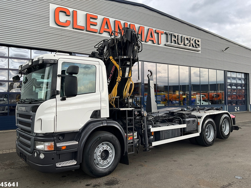 Scania P 380 Terex 14 Tonmeter laadkraan met Poliepgrijper! - Hook-lift sunkvežimis, Sunkvežimis su kranu: foto 2 Scania P 380 Terex 14 Tonmeter laadkraan met Poliepgrijper! - Hook-lift sunkvežimis, Sunkvežimis su kranu: foto 2