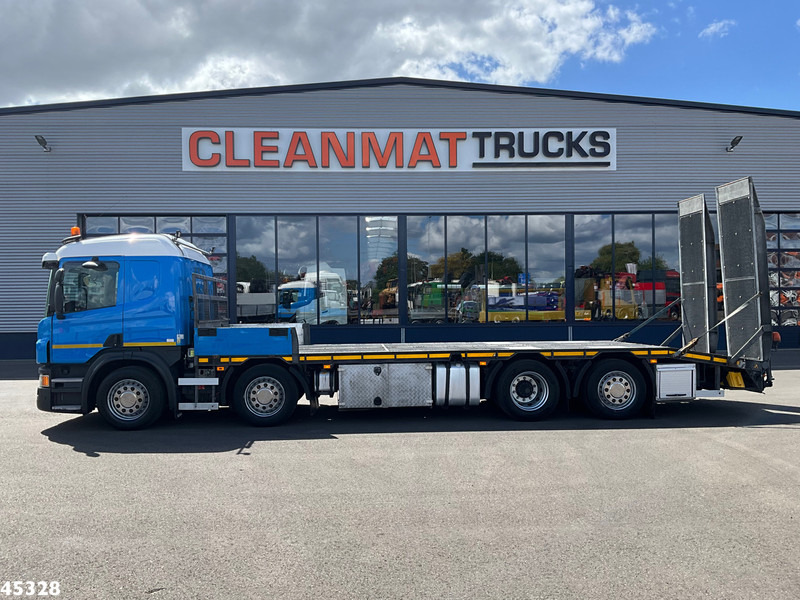 Scania P 410 8x2 Euro 6 Retarder Autotransporter met hydraulische oprijrampen - Autovežis sunkvežimis: foto 2 Scania P 410 8x2 Euro 6 Retarder Autotransporter met hydraulische oprijrampen - Autovežis sunkvežimis: foto 2
