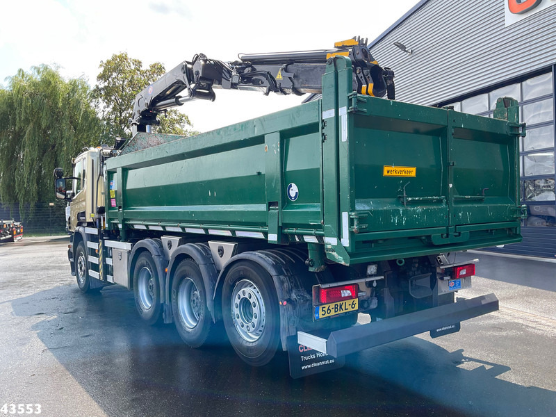Scania P 410 8x4 Euro 6 HMF 18 Tonmeter laadkraan - Savivartis sunkvežimis, Sunkvežimis su kranu: foto 2 Scania P 410 8x4 Euro 6 HMF 18 Tonmeter laadkraan - Savivartis sunkvežimis, Sunkvežimis su kranu: foto 2