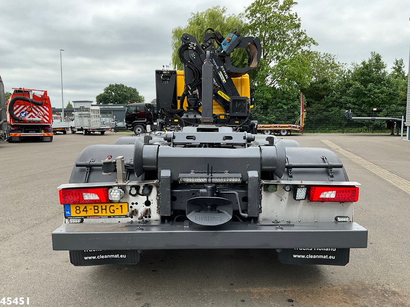 Hook-lift sunkvežimis, Sunkvežimis su kranu Scania P 410 8x4 Euro 6 Palfinger 14 Tonmeter Z-kraan: foto 6