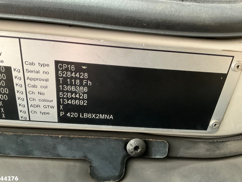 Hook-lift sunkvežimis Scania P 420 VDL 21 Ton haakarmsysteem: foto 20