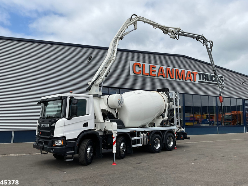 Scania P 450 XT 8x4 Euro 6 Retarder CIFA 7m³ Mixer + Pumi Pump 25 m³ NEW AND UNUSED! - Betonvežis: foto 1 Scania P 450 XT 8x4 Euro 6 Retarder CIFA 7m³ Mixer + Pumi Pump 25 m³ NEW AND UNUSED! - Betonvežis: foto 1