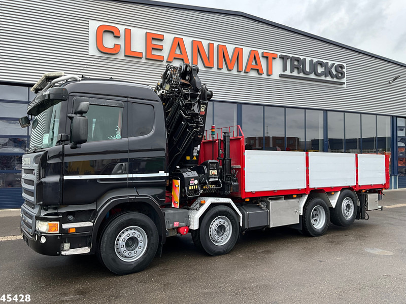 Scania R 480 8x2 Retarder Hiab 47 Tonmeter laadkraan + Fly-Jib! Just 242.931 km! - Sunkvežimis su kranu: foto 2 Scania R 480 8x2 Retarder Hiab 47 Tonmeter laadkraan + Fly-Jib! Just 242.931 km! - Sunkvežimis su kranu: foto 2