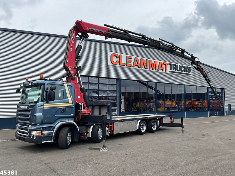 Scania R 560 V8 Fassi 80 Tonmeter laadkraan + Fly-Jib - Sunkvežimis su kranu: foto 1 Scania R 560 V8 Fassi 80 Tonmeter laadkraan + Fly-Jib - Sunkvežimis su kranu: foto 1