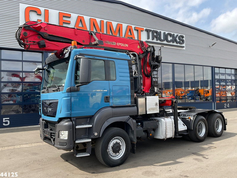 MAN TGS 33.480 6x6 Euro 6 Palfinger 27 Tonmeter boomkraan - Vilkikas: foto 2 MAN TGS 33.480 6x6 Euro 6 Palfinger 27 Tonmeter boomkraan - Vilkikas: foto 2