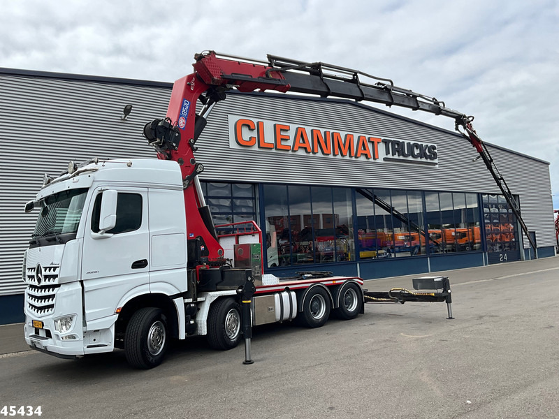 Mercedes-Benz Arocs 3251 8x4 Euro 6 Retarder HMF 85 Tonmeter laadkraan Fly-Jib - Vilkikas: foto 1 Mercedes-Benz Arocs 3251 8x4 Euro 6 Retarder HMF 85 Tonmeter laadkraan Fly-Jib - Vilkikas: foto 1