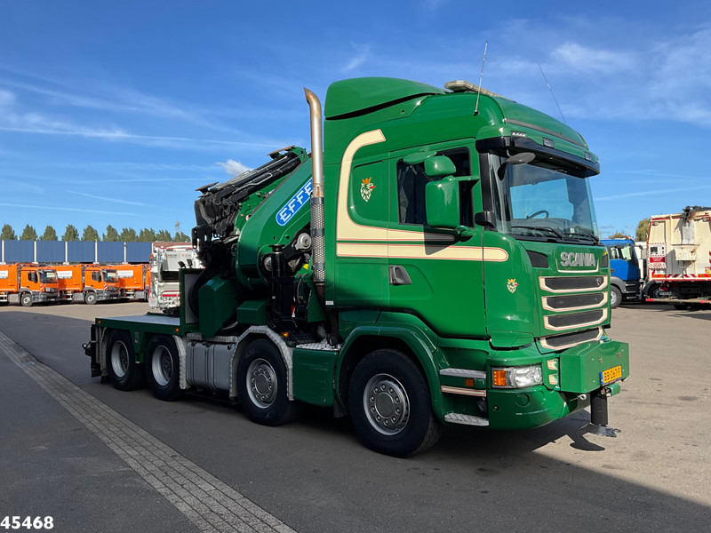 Scania R 490 8x4 Euro 6 Effer 140 Tonmeter laadkraan + Fly-Jib Just 283.508 km - Vilkikas: foto 5 Scania R 490 8x4 Euro 6 Effer 140 Tonmeter laadkraan + Fly-Jib Just 283.508 km - Vilkikas: foto 5