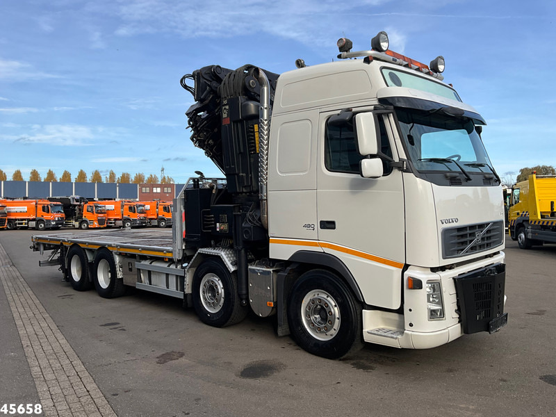 Volvo FH 480 8x4 Retarder Hiab 80 Tonmeter laadkraan + Fly-Jib! - Sunkvežimis su kranu: foto 3 Volvo FH 480 8x4 Retarder Hiab 80 Tonmeter laadkraan + Fly-Jib! - Sunkvežimis su kranu: foto 3