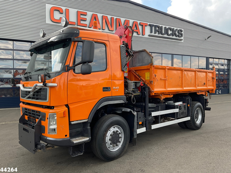 Volvo FM 340 4x4 Palfinger 10 Tonmeter laadkraan Manual Full steel - Savivartis sunkvežimis, Sunkvežimis su kranu: foto 2 Volvo FM 340 4x4 Palfinger 10 Tonmeter laadkraan Manual Full steel - Savivartis sunkvežimis, Sunkvežimis su kranu: foto 2