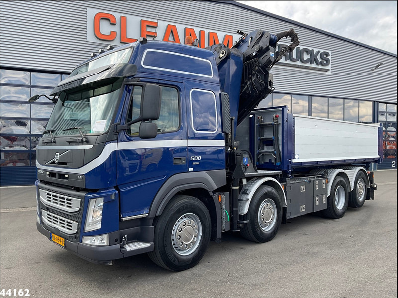 Volvo FM 500 Euro 6 HMF 50 Tonmeter laadkraan + Fly-Jib - Savivartis sunkvežimis, Sunkvežimis su kranu: foto 4 Volvo FM 500 Euro 6 HMF 50 Tonmeter laadkraan + Fly-Jib - Savivartis sunkvežimis, Sunkvežimis su kranu: foto 4