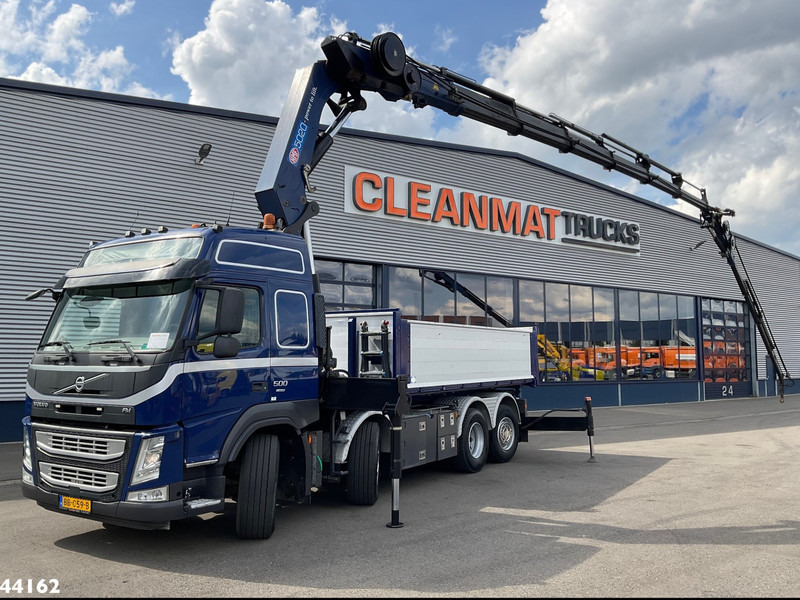 Volvo FM 500 Euro 6 HMF 50 Tonmeter laadkraan + Fly-Jib - Sunkvežimis su kranu: foto 1 Volvo FM 500 Euro 6 HMF 50 Tonmeter laadkraan + Fly-Jib - Sunkvežimis su kranu: foto 1