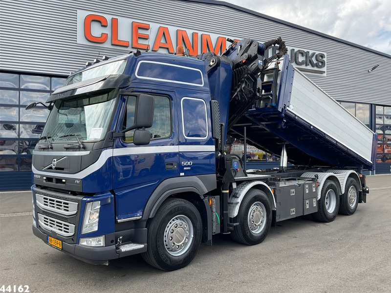 Volvo FM 500 Euro 6 HMF 50 Tonmeter laadkraan + Fly-Jib - Savivartis sunkvežimis, Sunkvežimis su kranu: foto 2 Volvo FM 500 Euro 6 HMF 50 Tonmeter laadkraan + Fly-Jib - Savivartis sunkvežimis, Sunkvežimis su kranu: foto 2