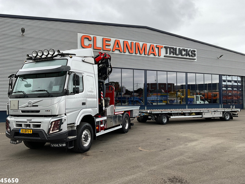 Volvo FMX 500 4x4 Fassi 31 Tonmeter laadkraan + Fly-Jib + Jumbo 2-assige aanhangwagen - Sunkvežimis su kranu: foto 1 Volvo FMX 500 4x4 Fassi 31 Tonmeter laadkraan + Fly-Jib + Jumbo 2-assige aanhangwagen - Sunkvežimis su kranu: foto 1