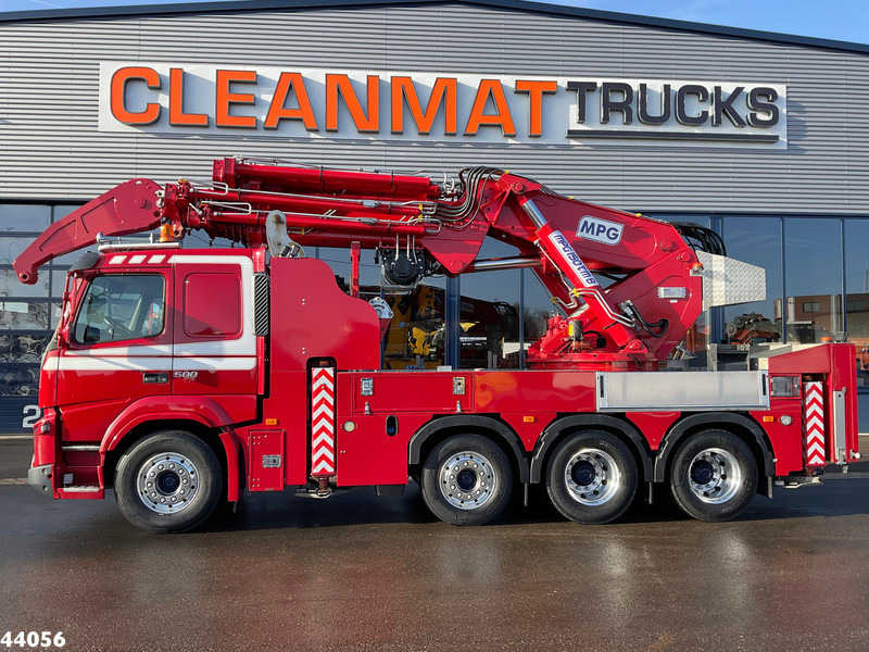 Sunkvežimis su kranu Volvo FMX 500 8x4 Euro 6 MPG 150 Tonmeter laadkraan Just 53.033 km!: foto 6