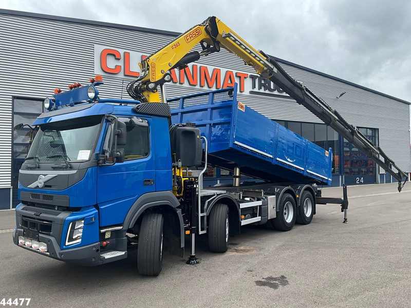 Volvo FMX 540 8x4 Euro 6 Fassi 36 Tonmeter laadkraan - Savivartis sunkvežimis, Sunkvežimis su kranu: foto 1 Volvo FMX 540 8x4 Euro 6 Fassi 36 Tonmeter laadkraan - Savivartis sunkvežimis, Sunkvežimis su kranu: foto 1