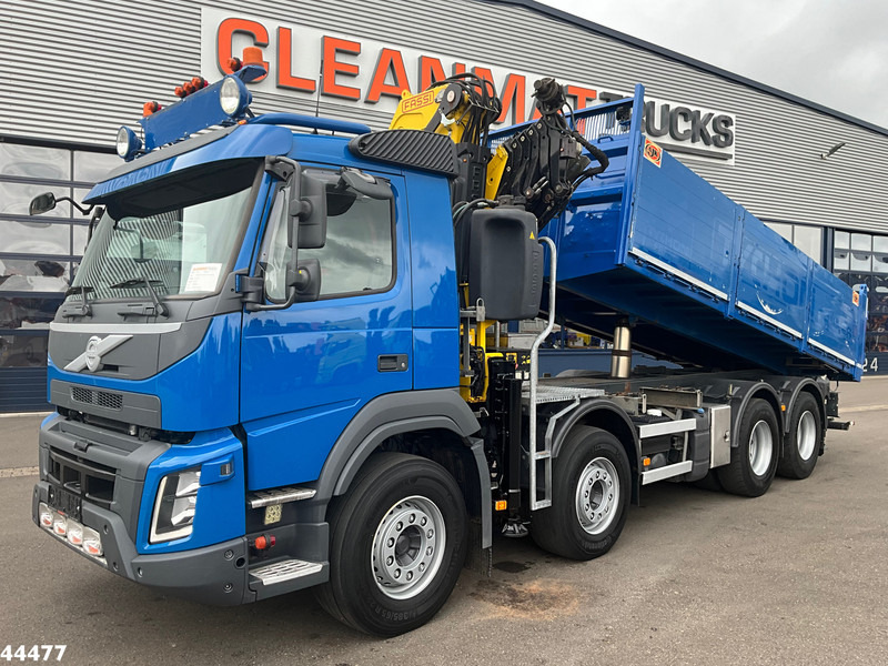 Volvo FMX 540 8x4 Euro 6 Fassi 36 Tonmeter laadkraan - Savivartis sunkvežimis, Sunkvežimis su kranu: foto 3 Volvo FMX 540 8x4 Euro 6 Fassi 36 Tonmeter laadkraan - Savivartis sunkvežimis, Sunkvežimis su kranu: foto 3