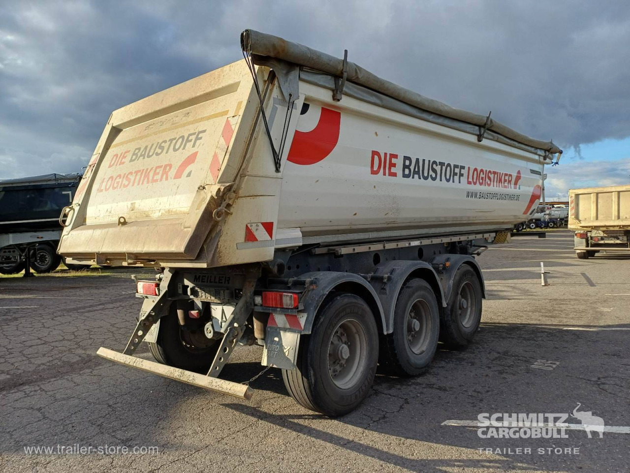 Savivartis puspriekabė MEILLER Auflieger Kipper Stahlrundmulde 26m³: foto 6 Savivartis puspriekabė MEILLER Auflieger Kipper Stahlrundmulde 26m³: foto 6