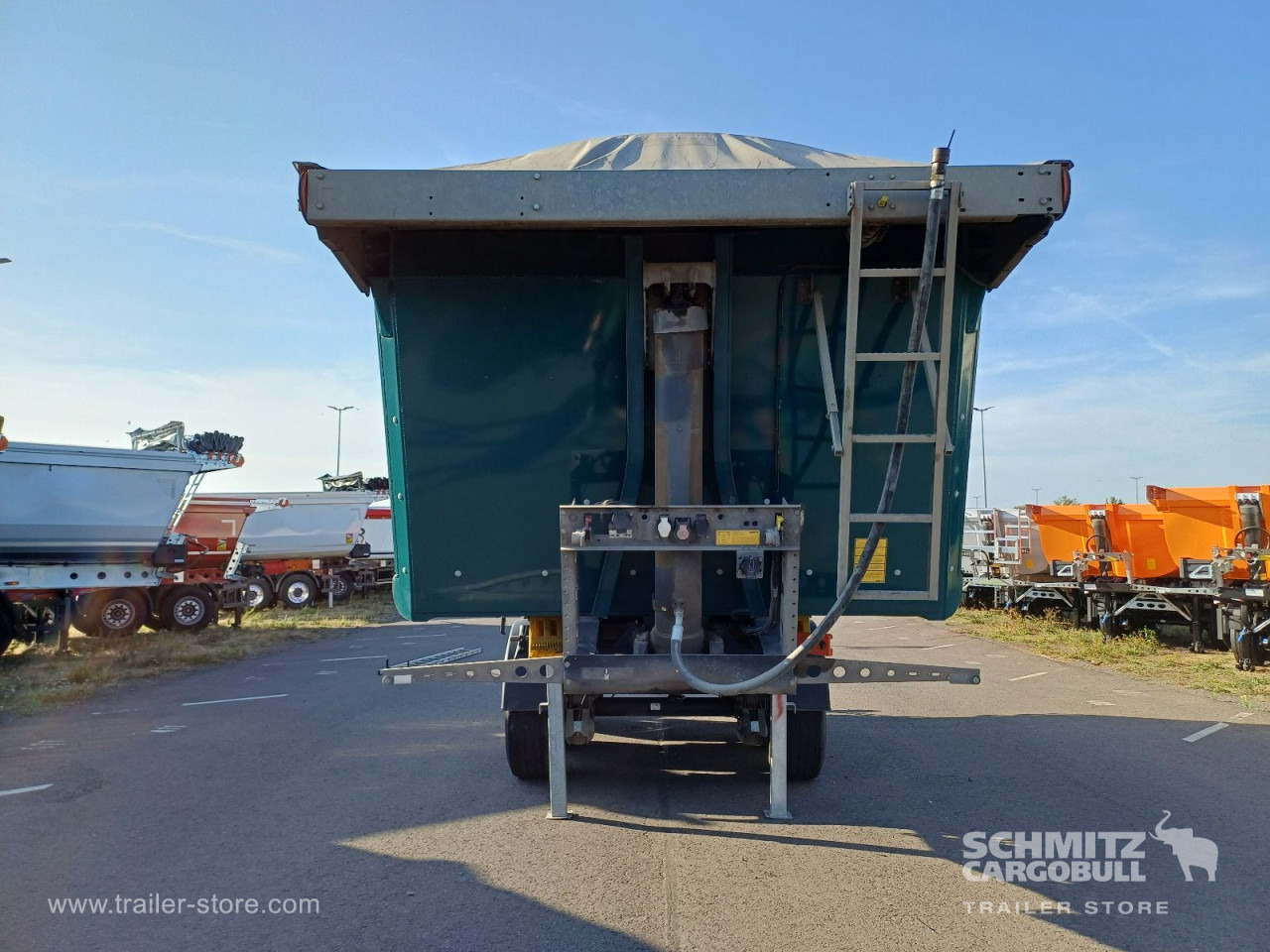 Savivartis puspriekabė SCHMITZ Auflieger Kipper Alukastenmulde 27m³: foto 10