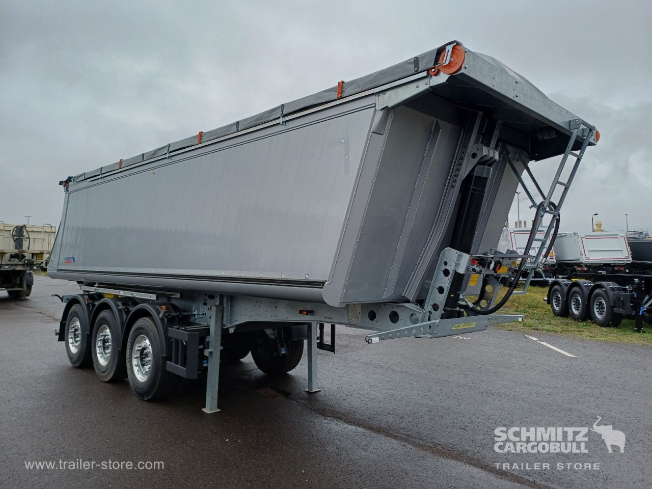 SCHMITZ Auflieger Kipper Alukastenmulde 29m³ - Savivartis puspriekabė: foto 1 SCHMITZ Auflieger Kipper Alukastenmulde 29m³ - Savivartis puspriekabė: foto 1