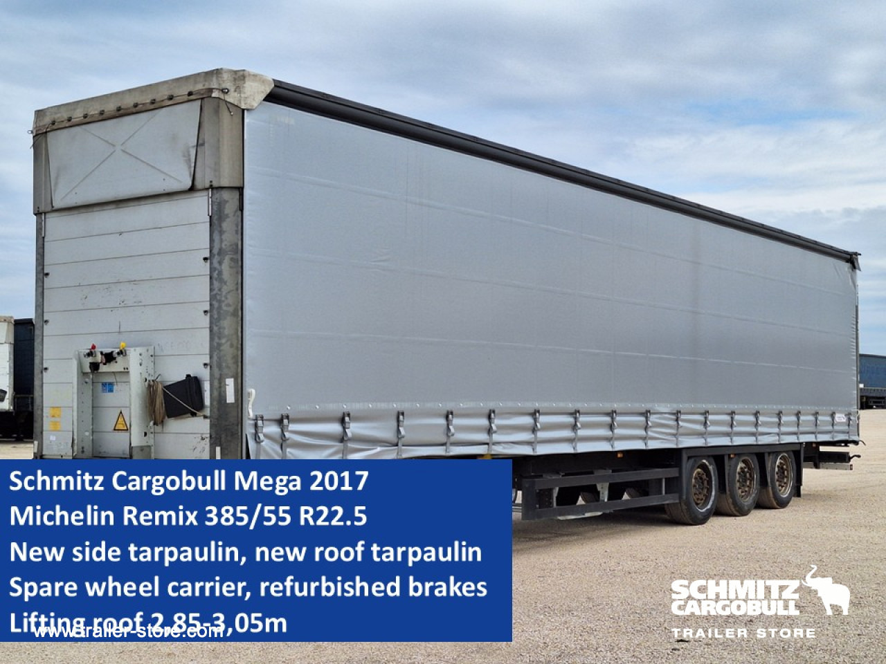 SCHMITZ Curtainsider Mega - Tentinė puspriekabė: foto 1 SCHMITZ Curtainsider Mega - Tentinė puspriekabė: foto 1