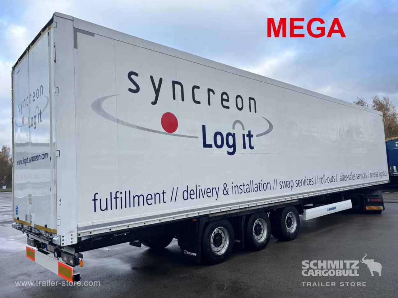 KRONE Dryfreight Standard Double deck - Furgonas puspriekabė: foto 1 KRONE Dryfreight Standard Double deck - Furgonas puspriekabė: foto 1