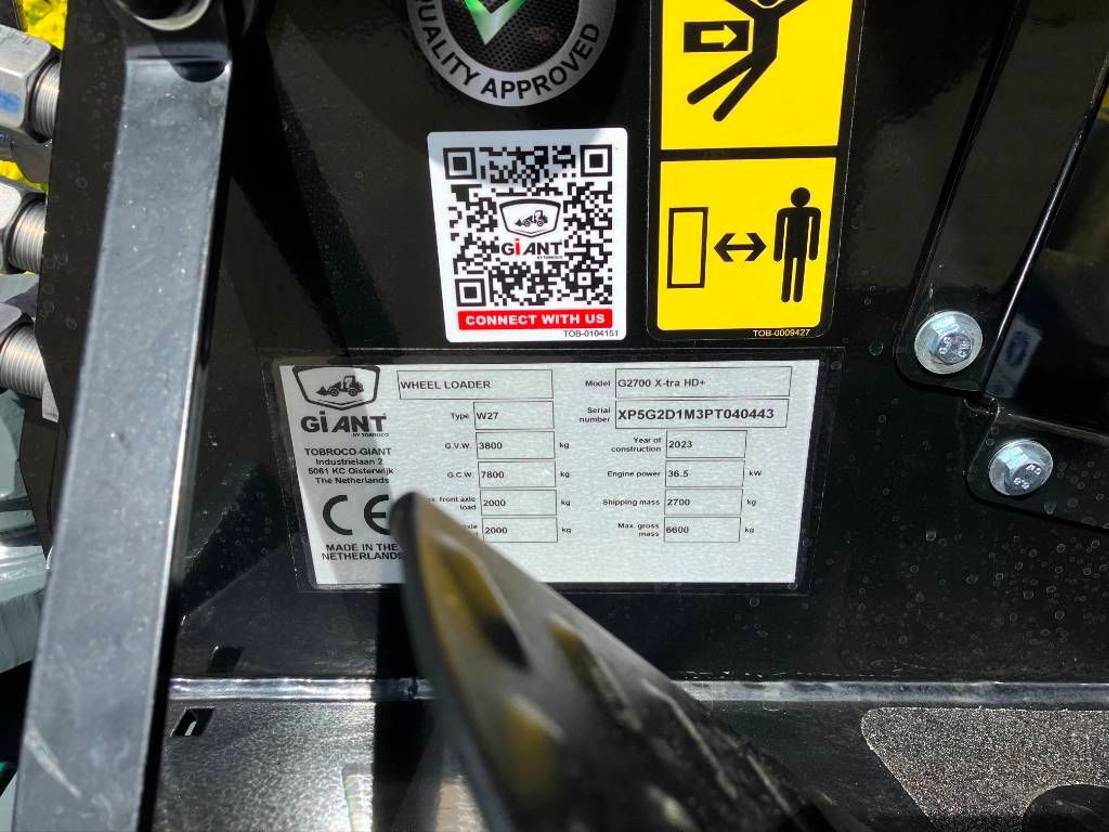 Nauja Ratinis krautuvas Giant G 2700 X-tra HD +: foto 10