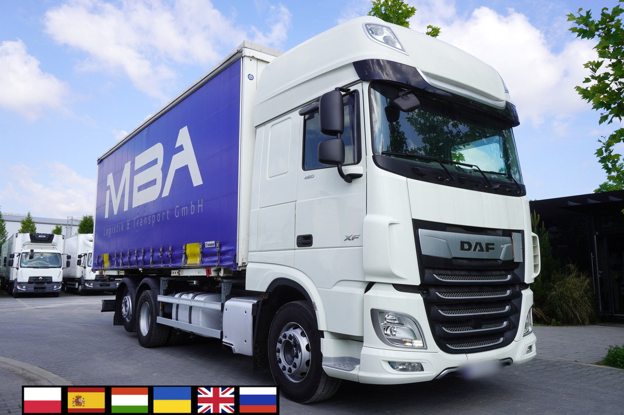DAF DAF XF 480 SSC / Curtainsider 19 EPAL / 2021 - Tentinis sunkvežimis: foto 1 DAF DAF XF 480 SSC / Curtainsider 19 EPAL / 2021 - Tentinis sunkvežimis: foto 1