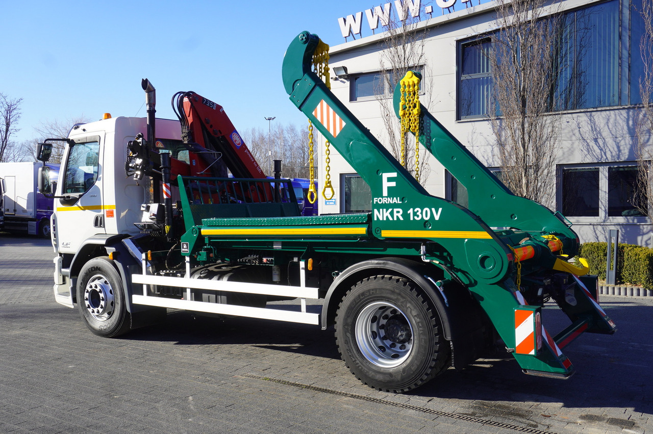 DAF LF 18.310 E6 / Skip loader Fornal NKR 130V / HDS HMF 735 K2 / Manual gearbox - Sunkvežimis su kranu: foto 5 DAF LF 18.310 E6 / Skip loader Fornal NKR 130V / HDS HMF 735 K2 / Manual gearbox - Sunkvežimis su kranu: foto 5