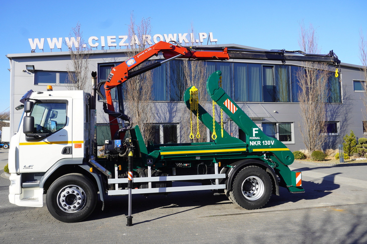 DAF LF 18.310 E6 / Skip loader Fornal NKR 130V / HDS HMF 735 K2 / Manual gearbox - Sunkvežimis su kranu: foto 4 DAF LF 18.310 E6 / Skip loader Fornal NKR 130V / HDS HMF 735 K2 / Manual gearbox - Sunkvežimis su kranu: foto 4