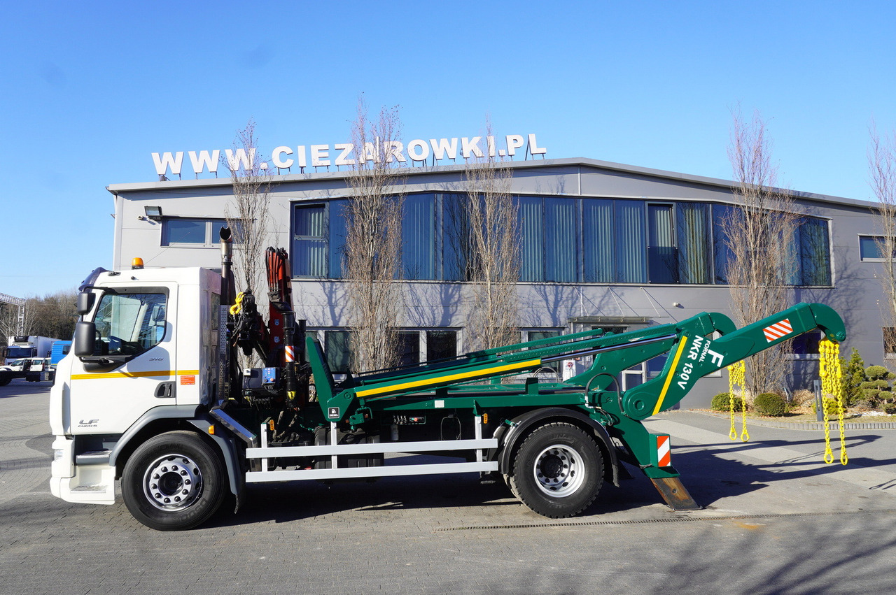 DAF LF 18.310 E6 / Skip loader Fornal NKR 130V / HDS HMF 735 K2 / Manual gearbox - Sunkvežimis su kranu: foto 3 DAF LF 18.310 E6 / Skip loader Fornal NKR 130V / HDS HMF 735 K2 / Manual gearbox - Sunkvežimis su kranu: foto 3