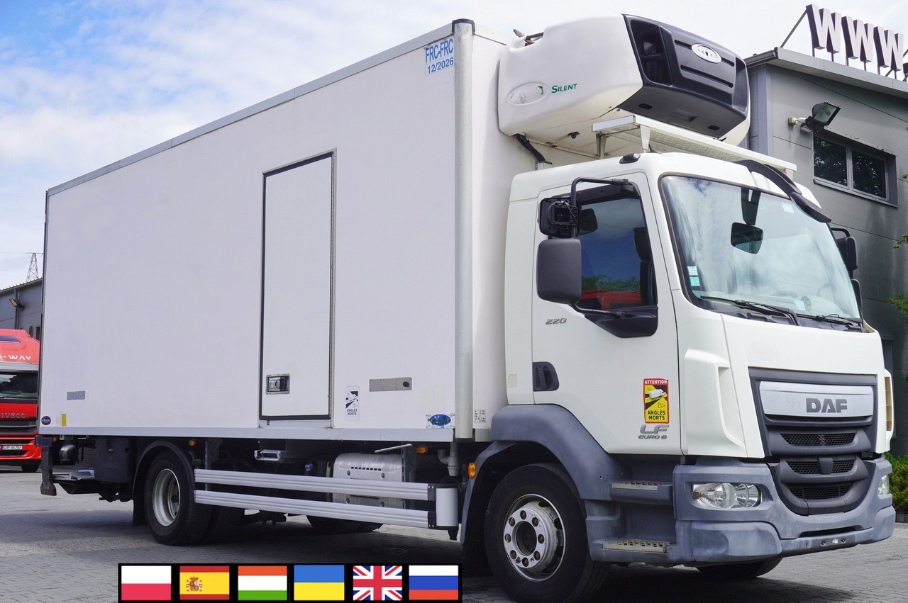 DAF LF 220 / Refrigerator 16 EPAL Multitemp / Carrier Supra 1150 MT / Palfinger 1500 kg - Refrižeratorius sunkvežimis: foto 1 DAF LF 220 / Refrigerator 16 EPAL Multitemp / Carrier Supra 1150 MT / Palfinger 1500 kg - Refrižeratorius sunkvežimis: foto 1