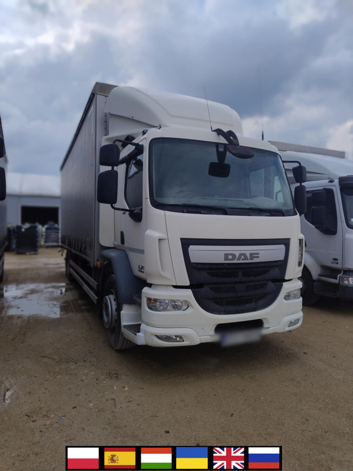 DAF LF 250 / Curtainsider 18 EPAL / sleeping cab - Tentinis sunkvežimis: foto 1 DAF LF 250 / Curtainsider 18 EPAL / sleeping cab - Tentinis sunkvežimis: foto 1