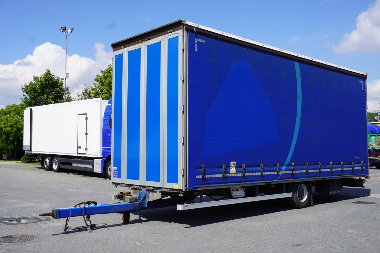 Gniotpol Tandem trailer / 10t / 2018 / 19 pallets - Tentinė priekaba: foto 1 Gniotpol Tandem trailer / 10t / 2018 / 19 pallets - Tentinė priekaba: foto 1