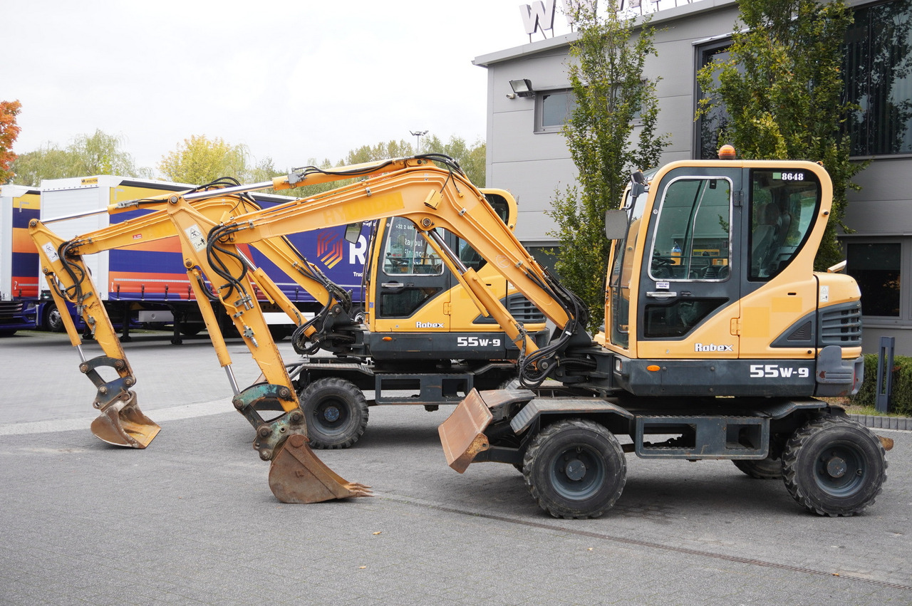Hyundai Robex 55W-9 Wheeled Excavator 5.5t / 2pcs - Ekskavatorius: foto 2 Hyundai Robex 55W-9 Wheeled Excavator 5.5t / 2pcs - Ekskavatorius: foto 2