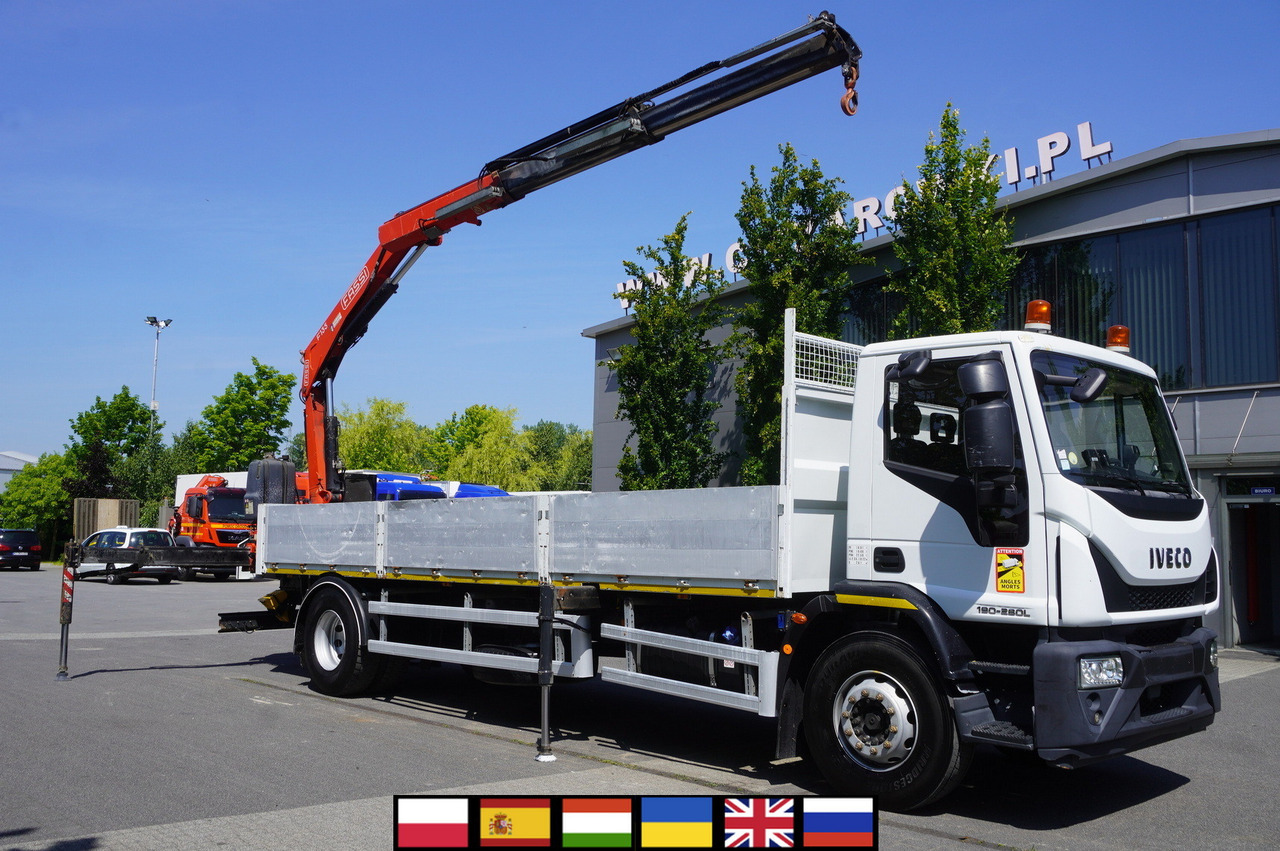 IVECO EUROCARGO 190-280L / FASSI F135A / 8 M / Lift cap. 5580 kg - Sunkvežimis su kranu: foto 1 IVECO EUROCARGO 190-280L / FASSI F135A / 8 M / Lift cap. 5580 kg - Sunkvežimis su kranu: foto 1
